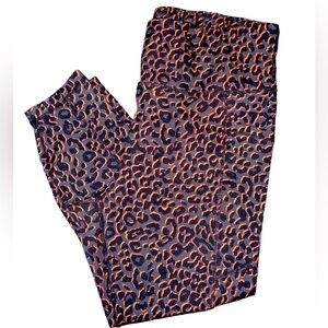 VELOCITY • Leopard pattern workout legging. Size 3X
